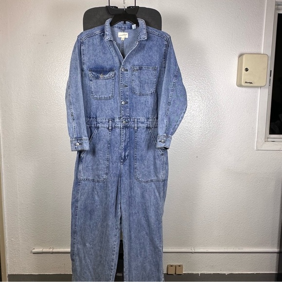Universal Thread Pants - Universal Thread Women’s Denim Jumpsuit with Pockets Size 14/R